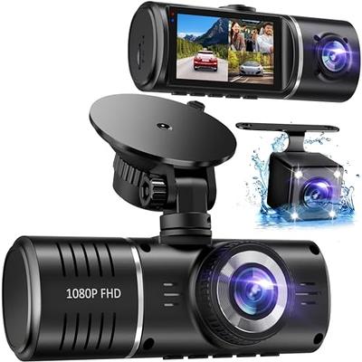 TOGUARD 3 Channel 2K/Dual 4K Dash Cam, WDR Car Camera, 3.2 Screen Car Dash  Camera, Driving Recorder with Built-in WiFi GPS, IR Night Vision, Parking