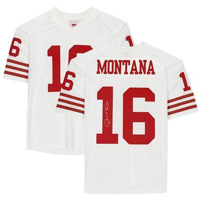 Joe Montana Autographed Red San Francisco Jersey - Beautifully Matted and  Framed - Hand Signed By Montana and Certified Authentic by JSA - Includes