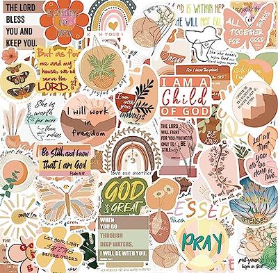 110pcs Bible Stickers, Inspirational Boho Christian Stickers, Bible Verse  Stickers, Bible Journaling Supplies, Aesthetic Jesus Faith Christian  Stickers for Water Bottles, Religious Christian Gifts for - Yahoo Shopping