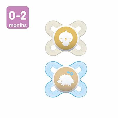 MAM Perfect Start Pacifier, 0-2 Months, Girl, 2 Pack 