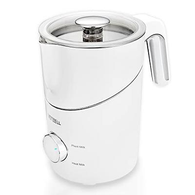 Btwd 15 Ounce Cordless Electric Milk Frother, Warmer, and Hot Chocolate  Maker in Stainless Steel 