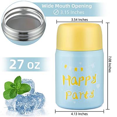 16oz Stainless Steel Vacuum Insulated Food Jar for Hot Foods and Soups - Light Blue