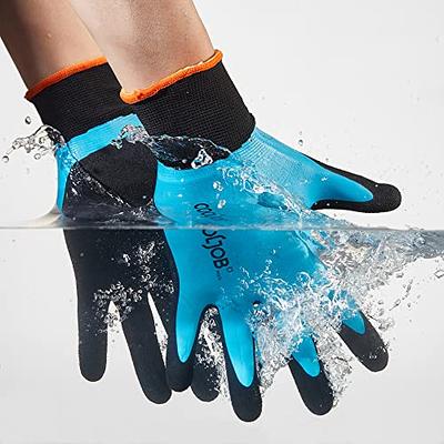 COOLJOB Waterproof Gardening Work Gloves Gifts for Women & Men, Double  Rubber Coated Non-slip Working Gloves Bulk for Garden Yard Gardener Outdoor  Construction Worker, Unisex Blue Small Size 2 Pairs - Yahoo