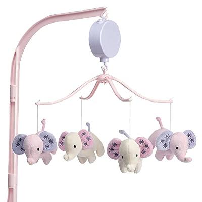 Bedtime Originals Lavender Floral Musical Baby Crib Mobile Soother