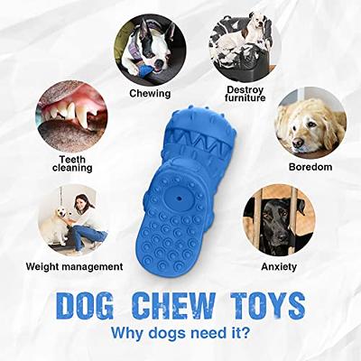 Rubber Puppy Teething Toys, Slipper-shaped Indestructible Dog Toys