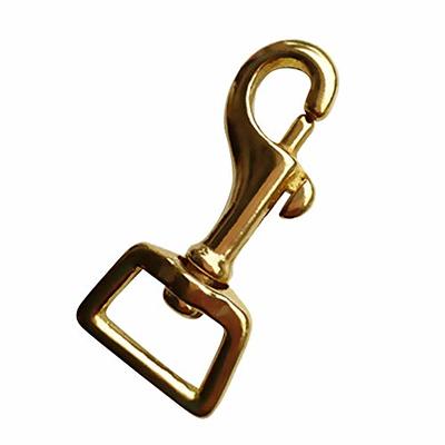 Heavy Duty Square Eye Brass Snap Hook Trigger Clip Swivel Clasp