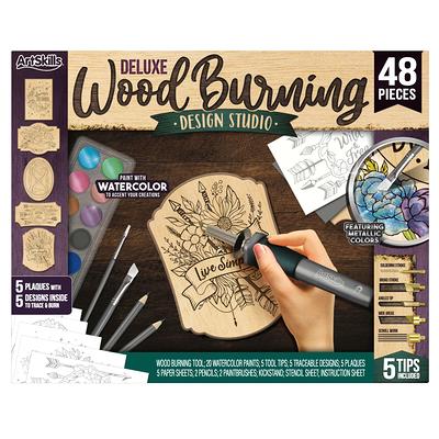 Premium Wood Burning Kit 43PCS, Dual Power Mode Wood Burner  Pen Tool