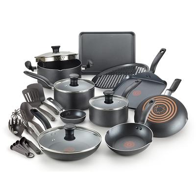 T-fal Simply Cook Nonstick Cookware, 20pc Set, Black - Yahoo Shopping