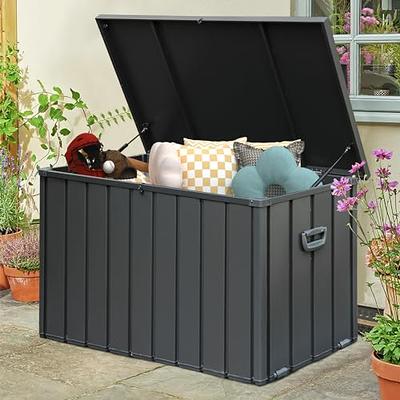 Domi Deck Box 200 Gallon, Lockable Outdoor Waterproof Storage Box