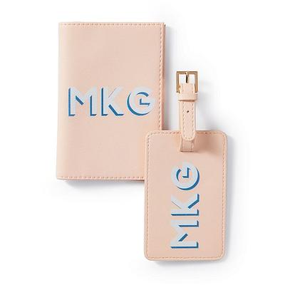 Fillmore Vegan Leather Luggage Tag, Printed