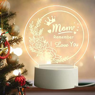 Pandasch Christmas Gifts for Mom, Mom Birthday Gifts from Daughter Son,  Engraved Mom Night Lights US…See more Pandasch Christmas Gifts for Mom, Mom