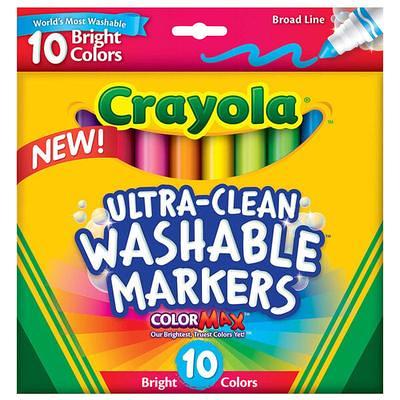 Crayola Ultra Clean Washable Color Markers Fine Line Assorted Colors Pack  Of 200 - Office Depot