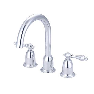 2 Handle Bridge Style Kitchen Faucet With Metal Cross Handles