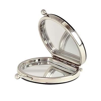 Dynippy Compact Mirror 3.15 inch Double-Sided 1X/2X Magnifying