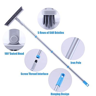 Eyliden Tub Scrubber with Long Handle, Tub and Tile Scrubber Brush - 5