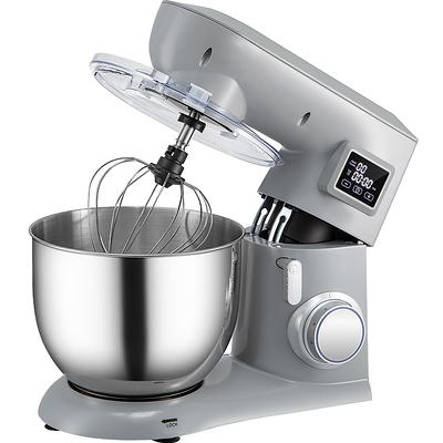 VEVOR Commercial Stand Mixer, 15Qt Stainless Steel Bowl, 500W Heavy Duty  Electric Food Mixer with 3 Speeds Adjustable 113/184/341 RPM, Dough Hook