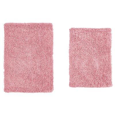 Marylee Rectangle 100% Cotton Reversible 2 Piece Bath Rug Set Red Barrel Studio Color: Ivory