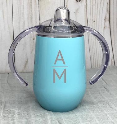 Personalized Sippy Cup, 10 Oz With Removable Handles and Spill