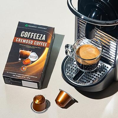 Coffeeza Espresso Coffee Pods, Cremoso, Compatible with Nespresso Original  Line Espresso Machines, Medium - Dark Roast, Intensity – 8, Arabica  Aluminium Coffee Capsules, 4 Pack - 40 Single Serve Pods - Yahoo Shopping