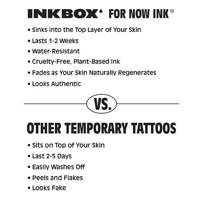 Inkbox Temporary Tattoos, Bees, Water-Resistant, Perfect for Any