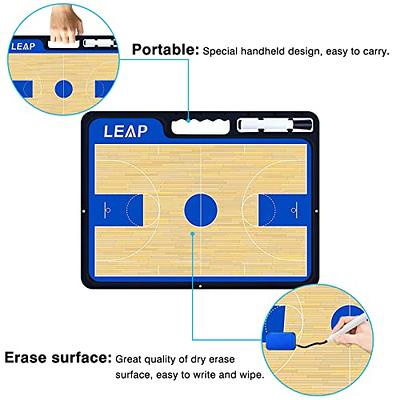 Best Soccer Double Sided Board for Coaches 15x10.5 with Markers