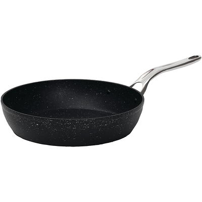 Vigor SS1 Series 9 1/2 Stainless Steel Fry Pan with Aluminum-Clad Bottom