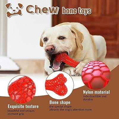 Durable Dog Chew Toy For Aggressive Chewers, Nylon Bone Dog Toys