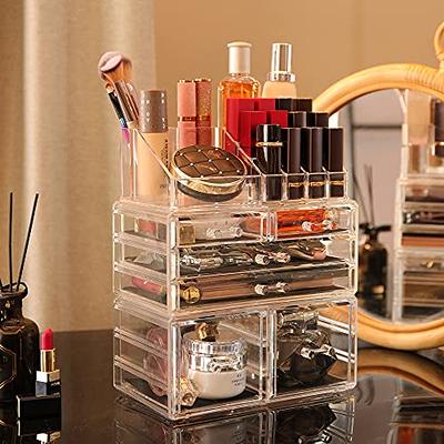 Cq acrylic Clear Makeup Organizer And Storage Stackable Skin Care