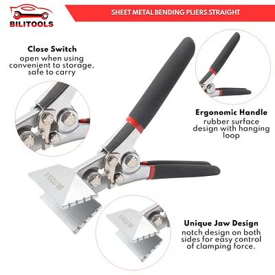 Sheet Metal Bender 3 Inch Form Edge Seamer Straight Jaw Hand Seamer Tool 