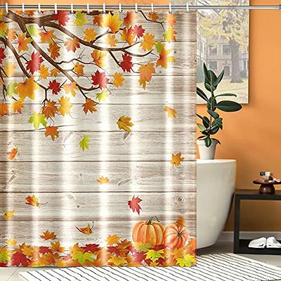  Fall Shower Curtain Pumpkin Shower Curtains for