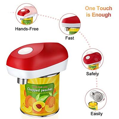 Electric Can Opener,Automatic Can Opener One Touch Switch Safe No
