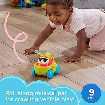  Fisher-Price Baby & Toddler Learning Toy DJ Bouncin' Beats with  Music Lights & Bouncing Action for Ages 6+ Months : Toys & Games
