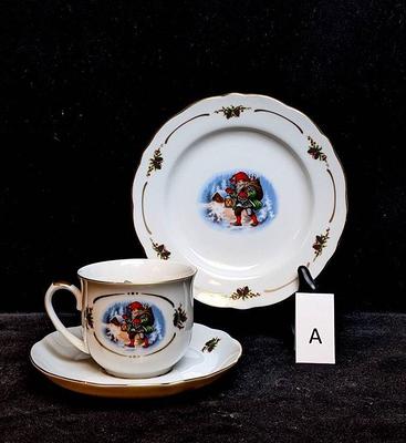 NBX Jack & Sally 2 Piece Teacup and Saucer Set