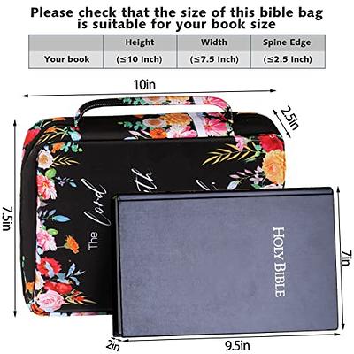 Bible Covers Bible Case For Women Girls Bible Book Carrying Bag Kids Scripture  Case Bag Bible Protective With Handle Pockets Zippered Pocket