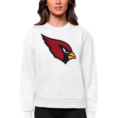 Lids Arizona Cardinals Antigua Women's Metallic Logo Victory Crewneck  Pullover Sweatshirt