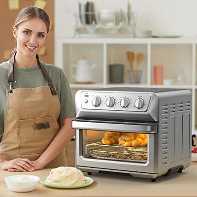 Fryer Oven, 10-in-1 Countertop Toaster Oven Air Fryer Combo, 10.5