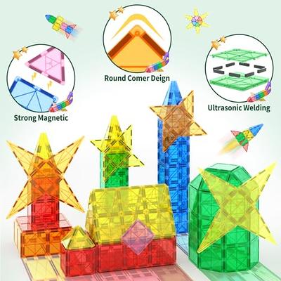  Magnetic Blocks Kids Toys for Boys and Girls 3-5 5-7 Year Old,  STEM Magnet Building Cubes for Toddler, Sensory Montessori Educational Toy  for Children Development and Creativity : Toys & Games