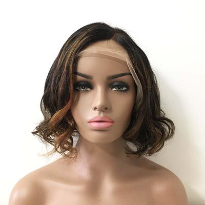 Side Parting Style Natural Curly Hair 13x6 Lace Front  Wig