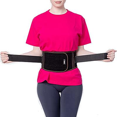 BraceAbility Women's Back Brace for Female Lower Back Pain Treatment &  Lumbar Support (Medium)