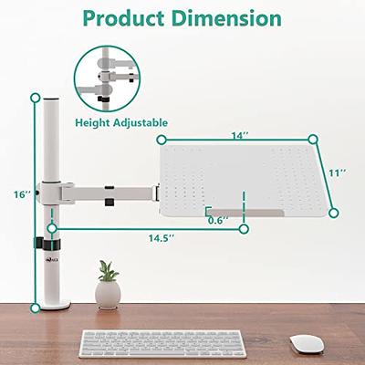 WALI Monitor Laptop Mount Stand, Laptop Tray up to 15.6 inch