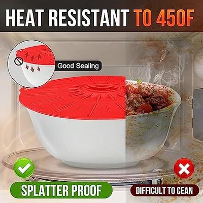 Large Microwave Splatter Cover for Food 11.8 inch,All Silicone Microwave  Cover,Collapsible Microwave Food Cover BPA Free Non Toxic Microwave Plate