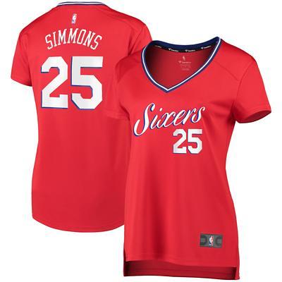 sixers jersey red
