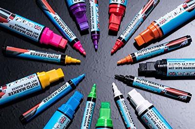 Timart Liquid Chalk Markers Fine Tip, 8 Colors Washable Window Markers for  Chalkboard (3mm), Dry Erase Marker Pens for Car, Blackboard & Bistro