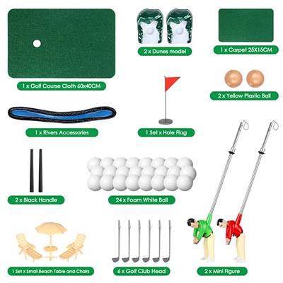 Mini Golf Toys For Kids Funny Golf Gifts, Retirement Gift One Mini Golfer  For Parent-Child Interaction, Fun Play Golf Indoor Games, Family Game For 6