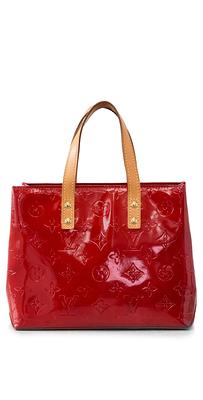 What Goes Around Comes Around Louis Vuitton Red Vernis Ab Reade Pm Tote