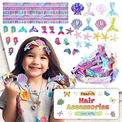 Headband Making Kit for Girls - Make Your Own Fashion Headbands for Kids -  DIY Hair Accessories Set - Arts & Crafts Gift for Ages 5-12 Year Old Girl 