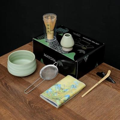 CLASGLAZ Matcha Set, Matcha Kit, Matcha Whisk Set Matcha Whisk and Bowl  Matcha Accessories for Matcha Tea Ceremony (Dark Blue with Spout) - Yahoo  Shopping