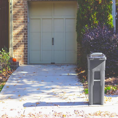 Toter Trash Can Brownstone with Wheels and Lid, 48 Gallon - Yahoo Shopping