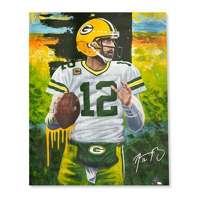 : Aaron Rodgers Green Bay Packers Framed 15 x 17