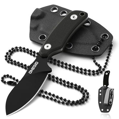 MCDLOKA Fixed Blade Knives Outdoor Survival Camping Knife with G10 Handle  Waist Clip EDC Kydex Sheath - Buy Online - 110951358